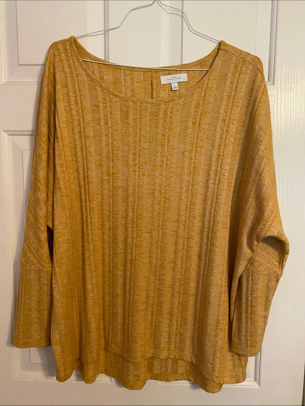 NEW DIRECTIONS L TUNIC Gold Ribbed